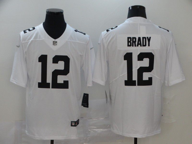Men Tampa Bay Buccaneers #12 Tom Brady White Nike Limited Vapor Untouchable NFL Jerseys6->women nfl jersey->Women Jersey